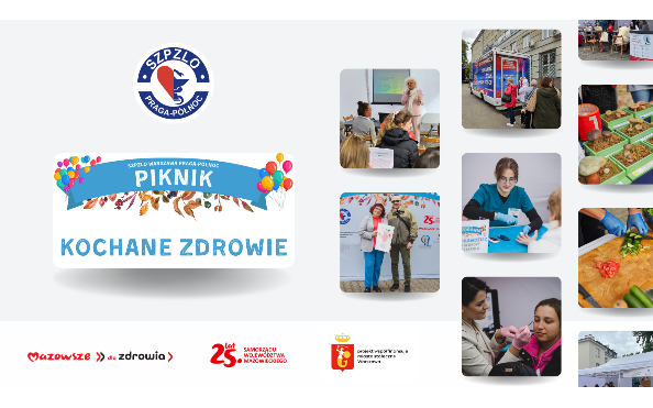 zdjęcia z pikniku "Kochane zdrowie" - porady specjalistów, bezpłatne badania lekarskie