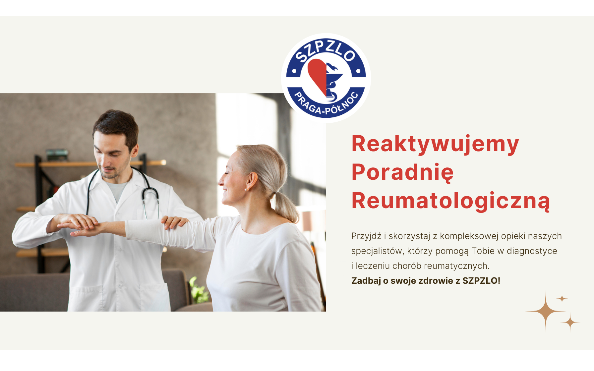 Lekarz przyjmuje pacjentkę w poradni reumatologicznej