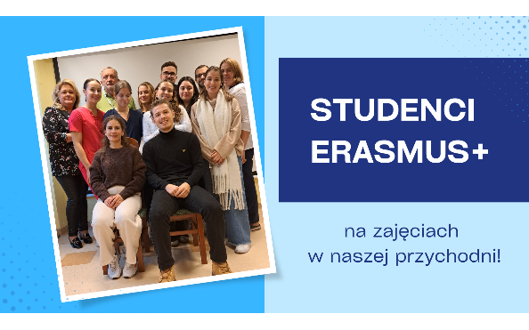 nasz personel na spotkaniu ze studentami z wymiany międzynarodowej