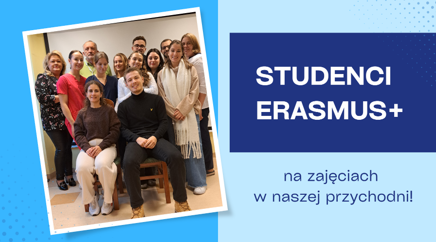 nasz personel na spotkaniu ze studentami z wymiany międzynarodowej