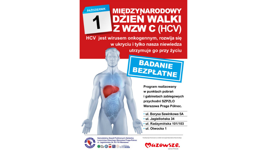 1 października Międzynarodowy Dzień Walki z WZW C (HCV)